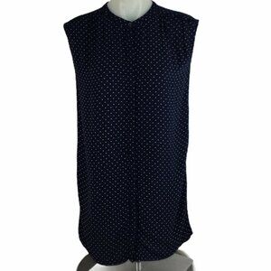 Soft Joie Verity Star Print Tank Dress Tunic Blue